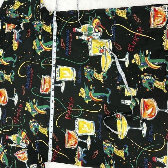 Aftco Bluewater Men's L Button Up Party Shirt Multicolor Margarita Madness - Picture 9 of 10